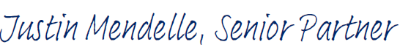 Justin Mendelle signature
