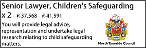 north tyneside Senior Lawyer, Children's Safeguarding