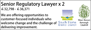 Senior Regulatory Lawyer x 2