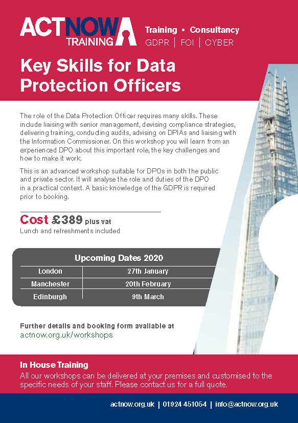 Key Skills for Data Protection Officers Page 1