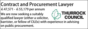 thurrock contract and procurement lawyer
